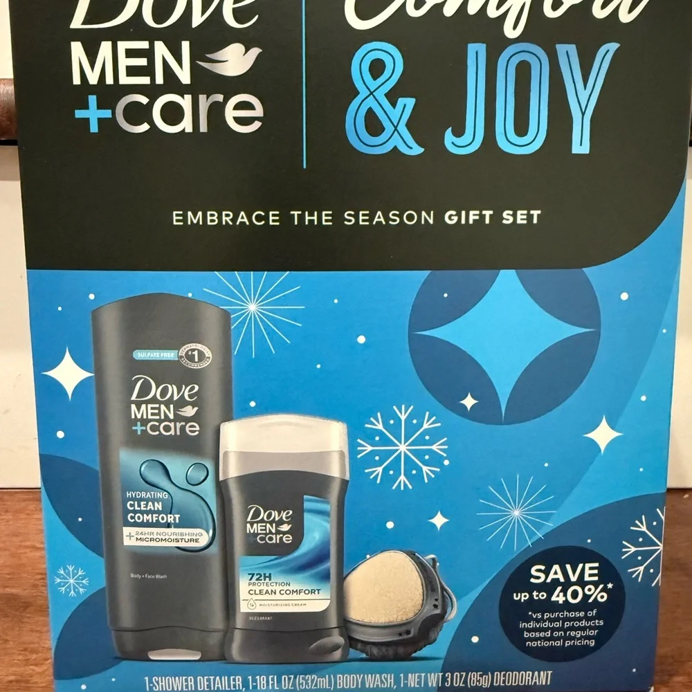 dove Men+Care Comfort & joy 3 piece Gift Set